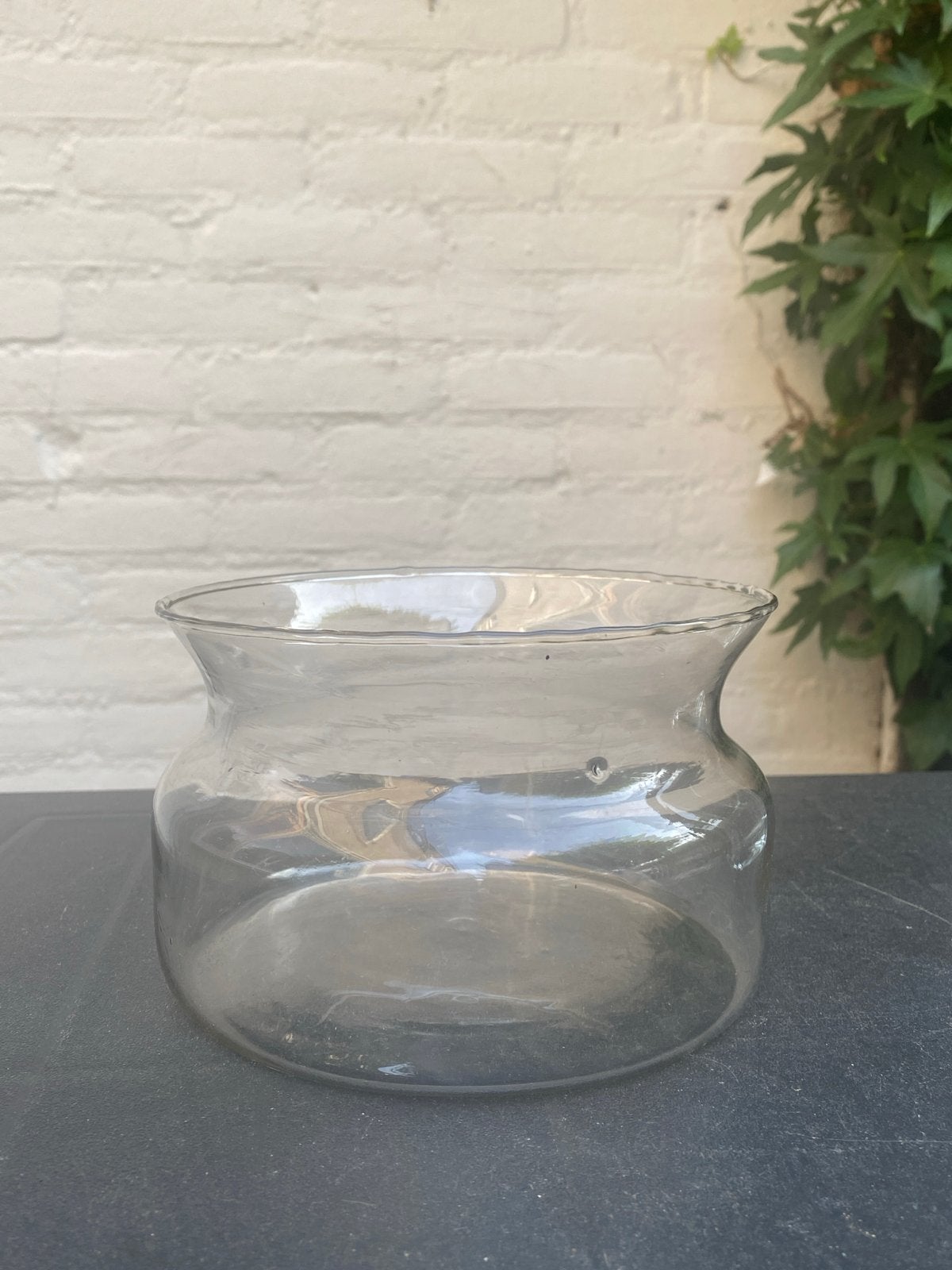 Kleine glazen vaas of windlicht, Ophalen
