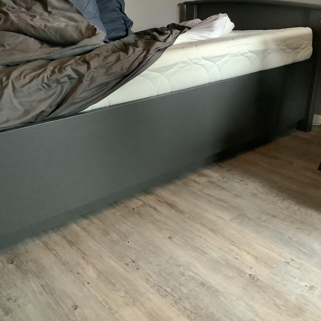 1 persoons bed ( extra breed) met lattenbodem en matras, Ophalen, 100 cm, Eenpersoons, Zo goed als nieuw