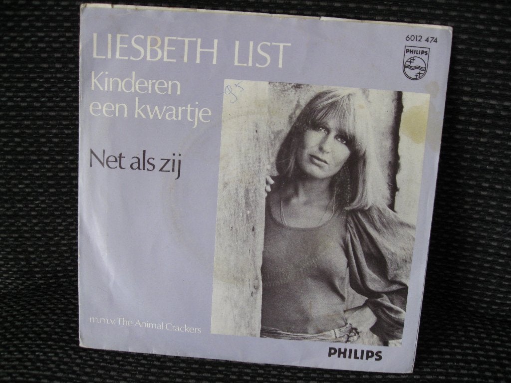 Liesbeth List m.m.v. Animal Crackers – Kinderen Een Kwartje, Ophalen of Verzenden, Gebruikt, Pop, Single