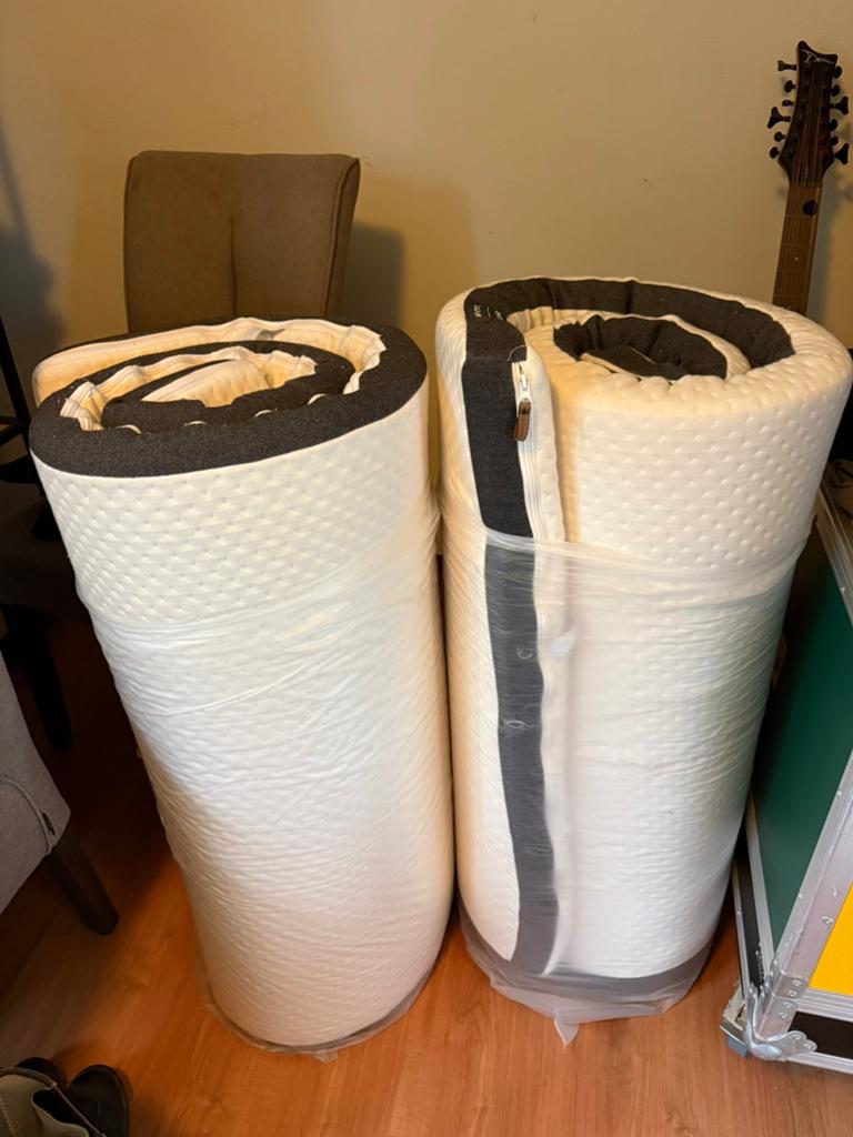 2x Felman Premium Toppers 90 x 200 x 7 cm Soft/Firm Comfort, Ophalen, Gebruikt, 90 cm, Eenpersoons