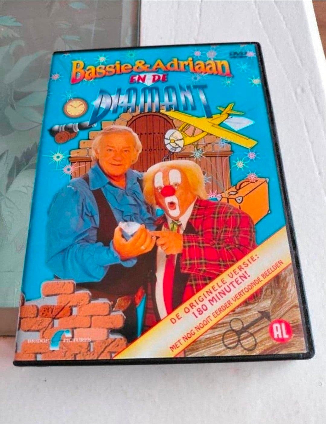 Bassie en Adriaan en de Diamant dvd., Gebruikt, Alle leeftijden, Tv-serie, Ophalen of Verzenden