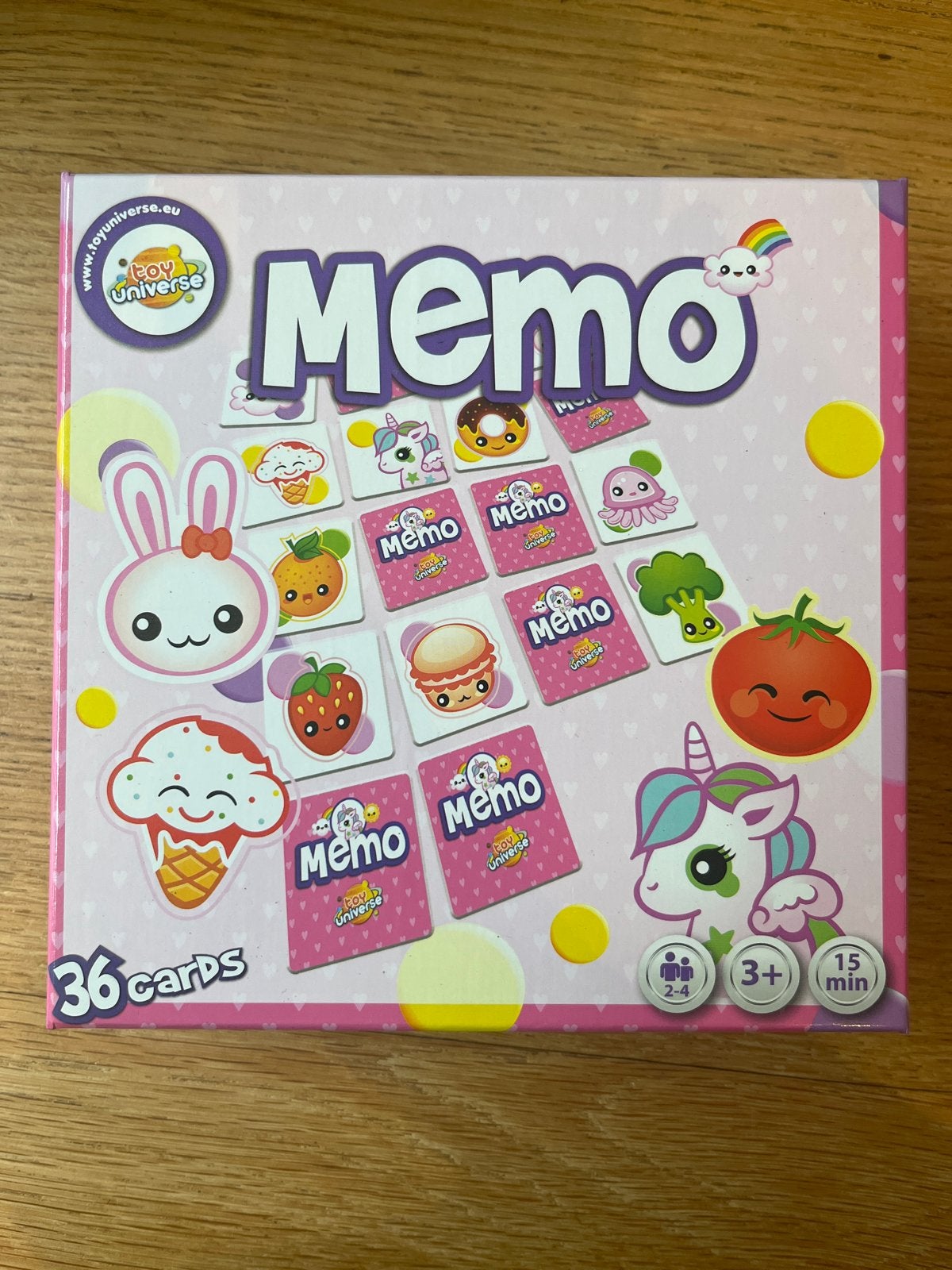 Memo spel voor kinderen - Toy Universe, Drie of vier spelers, Ophalen of Verzenden, Zo goed als nieuw