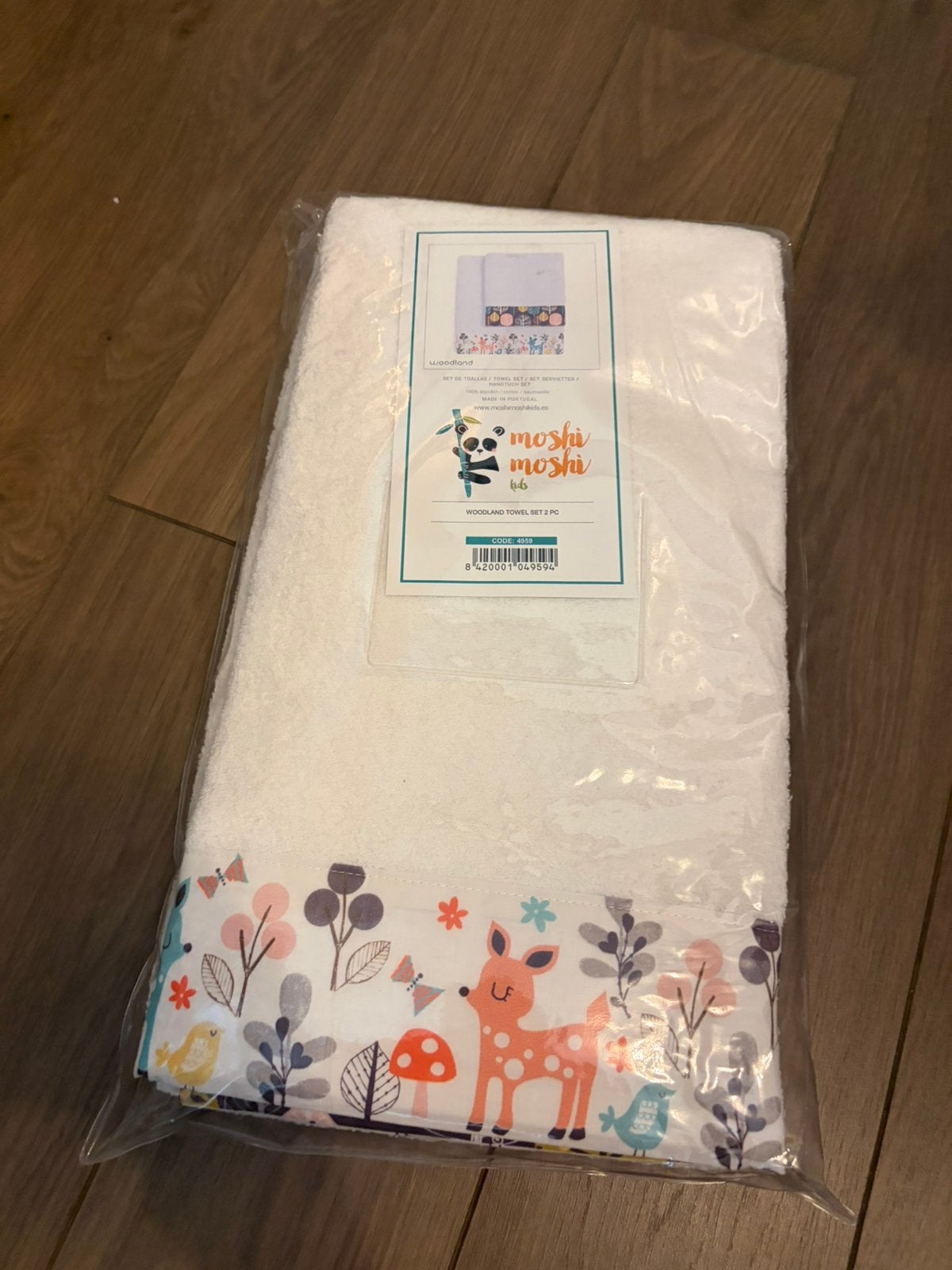 Nieuw Moshi Moshi handdoeken set kids, Ophalen of Verzenden, Nieuw, Handdoek