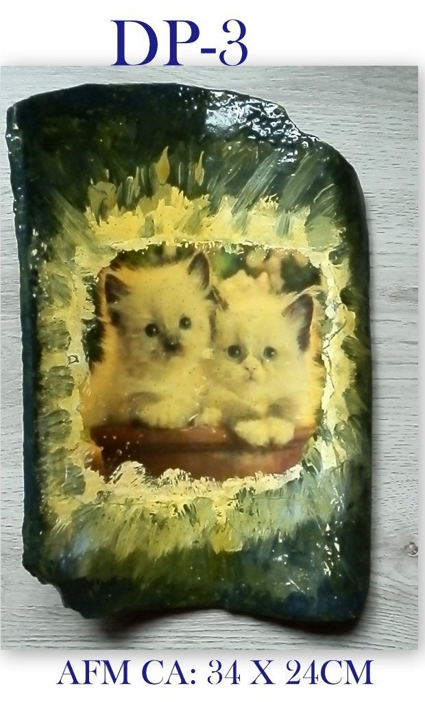 DP-3 Beschilderde Dakpan als decoratie voor binnen / buiten, Ophalen of Verzenden, Nieuw