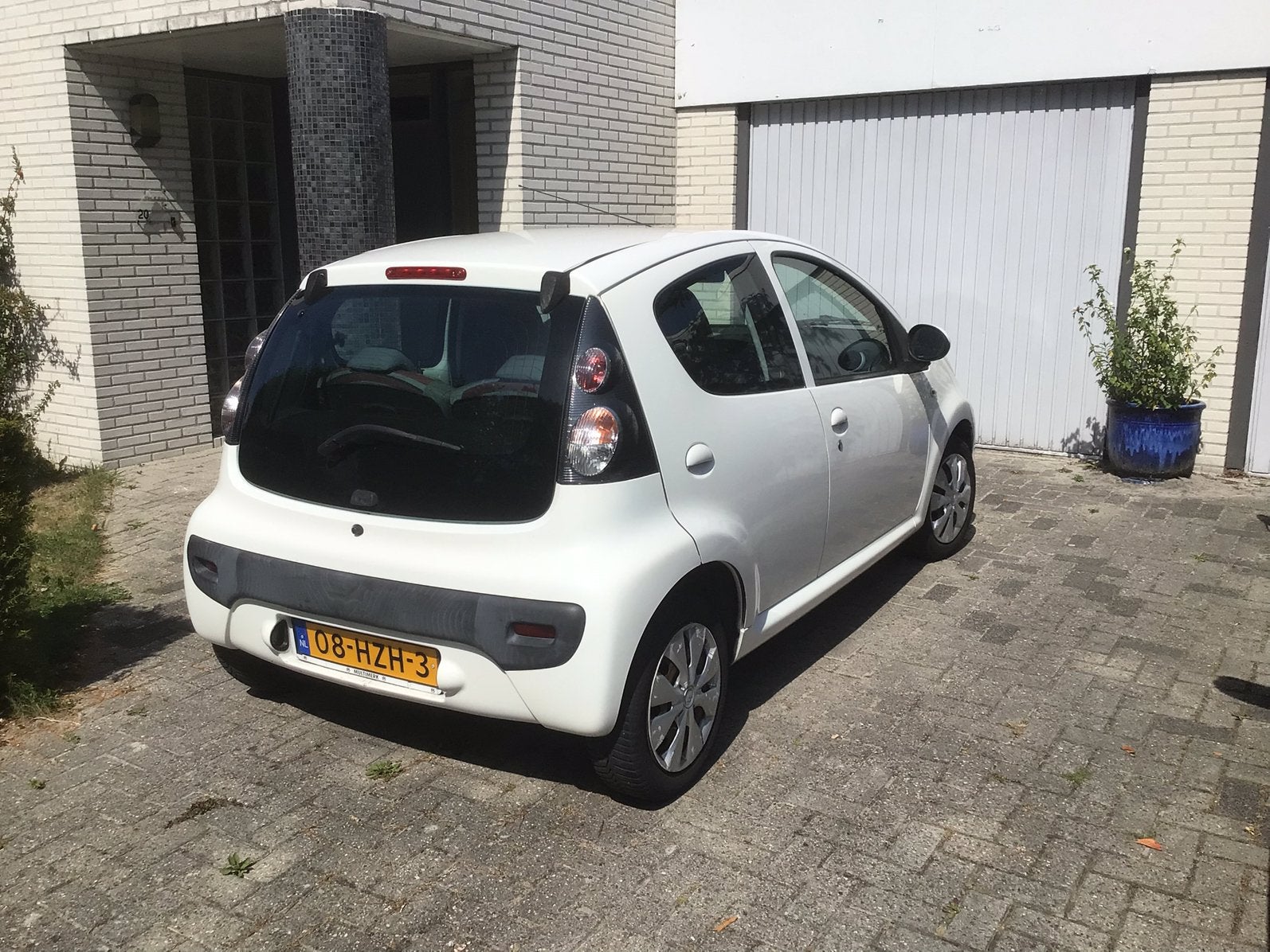 Citroën C1 1.0 5-DRS Sensodrive 2009 Wit, 4 stoelen, C1, Origineel Nederlands, Particulier