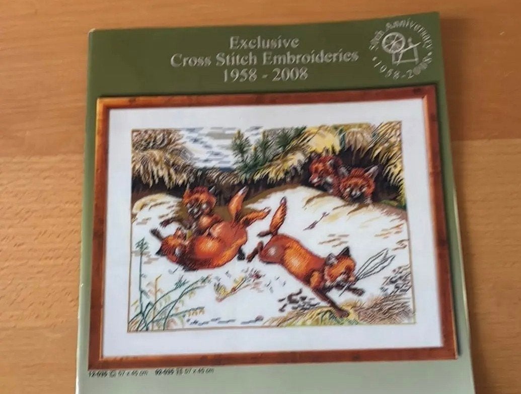 borduurpakket Eva Rosenstand  Fox earth 1, Hobby en Vrije tijd, Ophalen of Verzenden, Nieuw, Borduurpakket