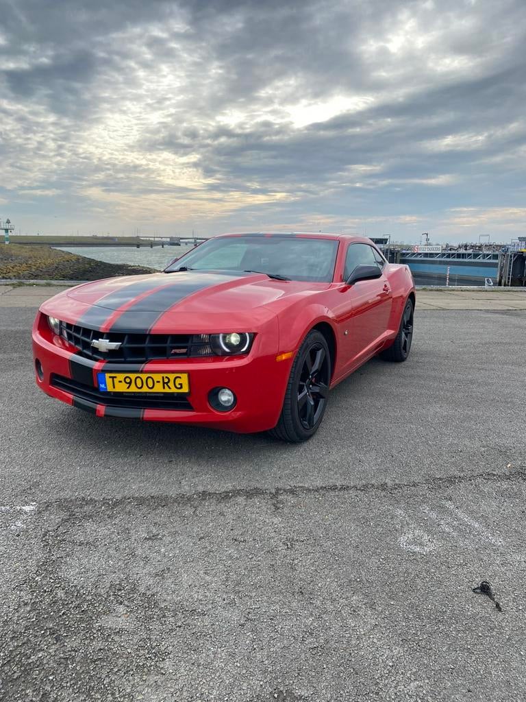 Chevrolet 2009 Rood, Auto's, Automaat, Camaro, 4 stoelen, Grijs