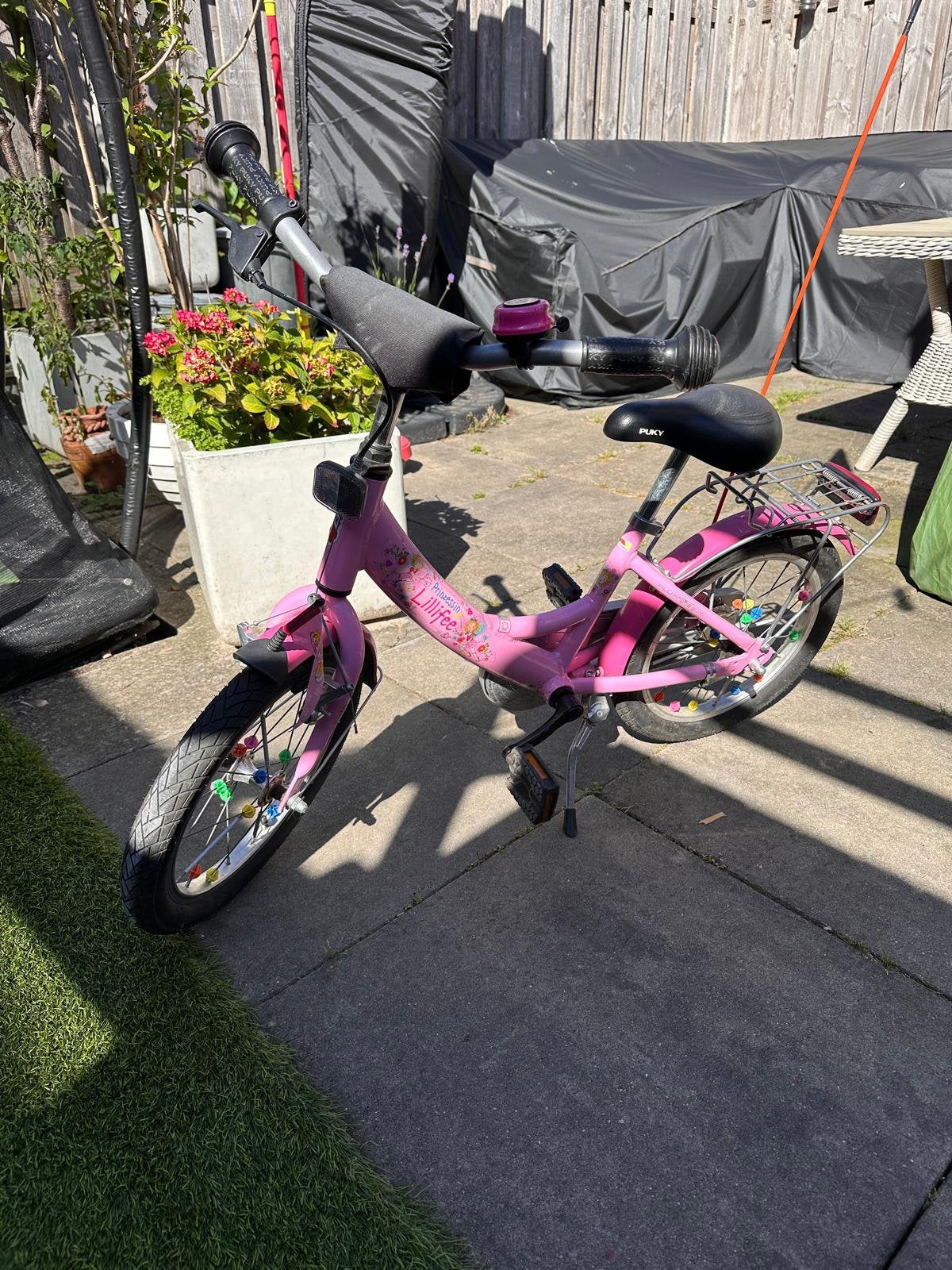 Puky lillifee fiets 16 inch, Ophalen, Zo goed als nieuw, 16 tot 20 inch