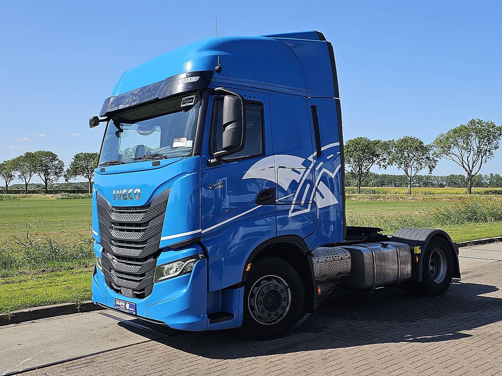 IVECO S-WAY AS440S49 intarder, Auto's, Automaat, Euro 6, Iveco, Blauw