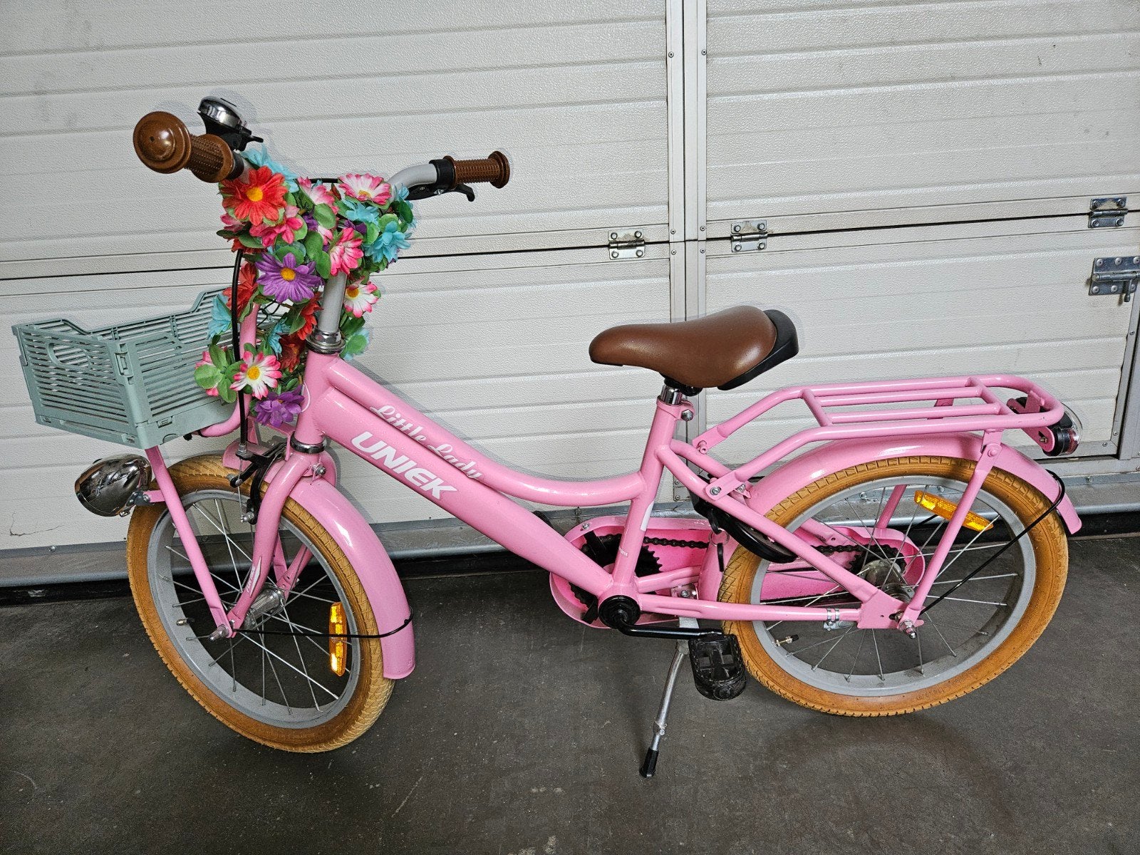 Kinderfiets / meisjesfiets Kiddie 18 inch, Fietsen en Brommers, Fietsen | Kinderfietsjes, Ophalen, 16 tot 20 inch, Velgrem, Kiddie