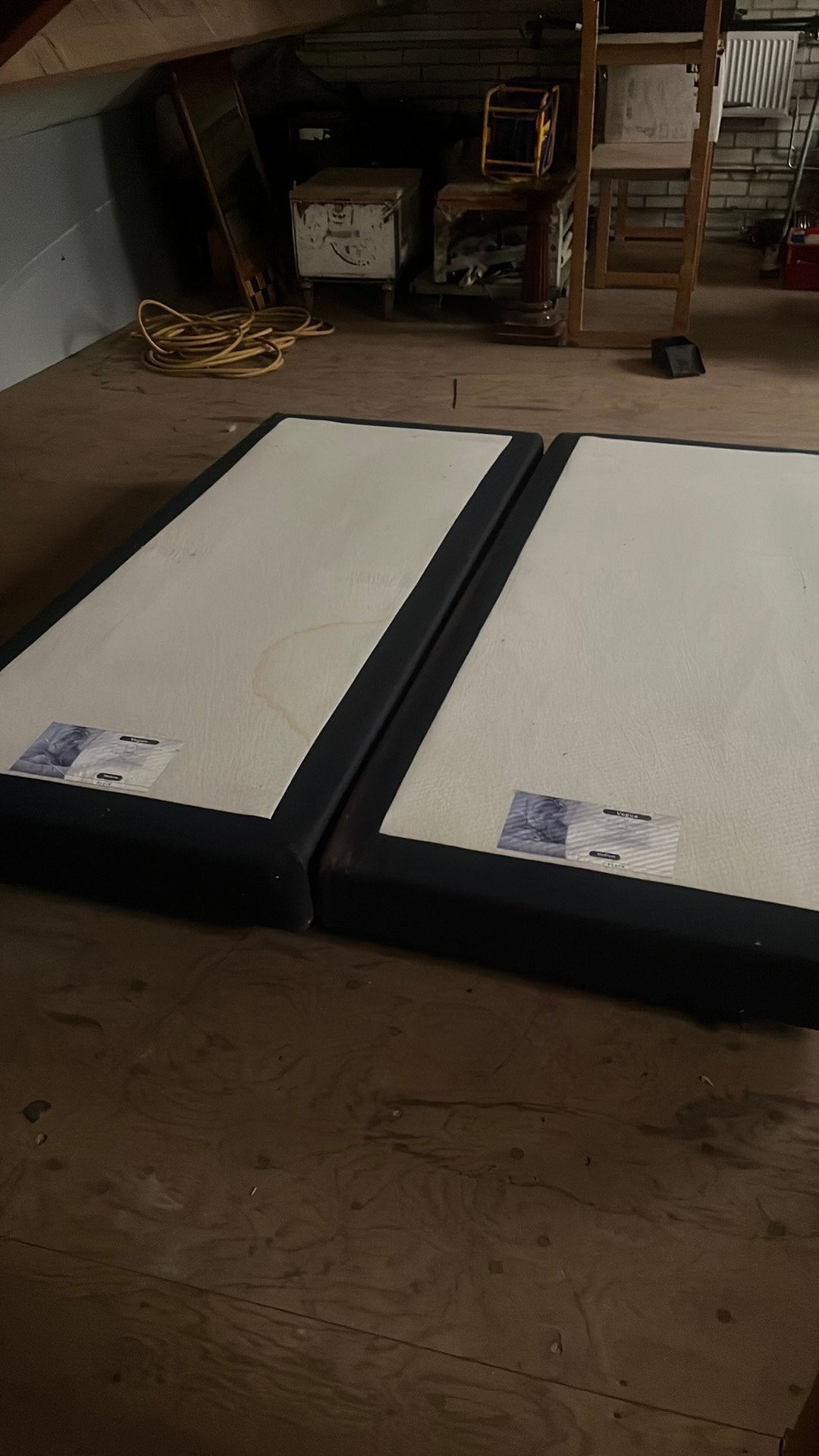 Onderstel bed, Ophalen, Gebruikt, Blauw, Tweepersoons
