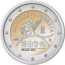 2 Euro Italie 2015 - EXPO Milano - UNC, Verzenden, Italië, 2 euro, Losse munt