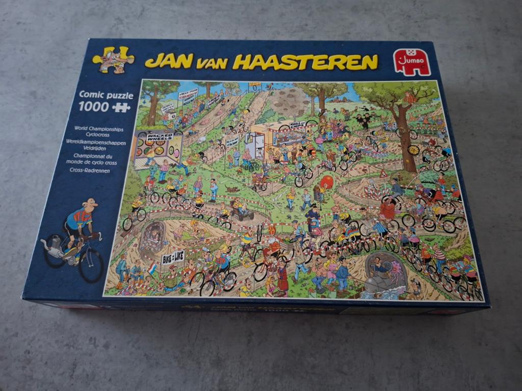 Jan van Haasteren Puzzel 1000 Stukjes - Cyclocross, Ophalen, 500 t/m 1500 stukjes, Legpuzzel