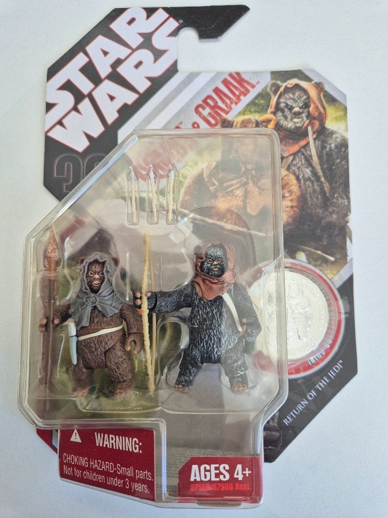 Star Wars TAC 30-43 Romba & Graak Ewok Warriors, Verzamelen, Star Wars, Ophalen of Verzenden, Nieuw, Actiefiguurtje