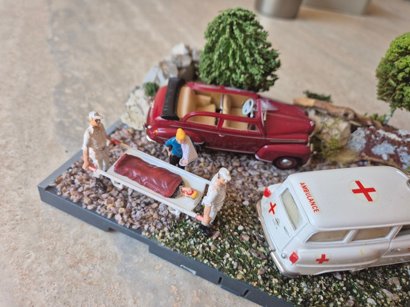 OPEL DIORAMA 1/43, Ophalen of Verzenden, Gebruikt, Auto, Overige merken