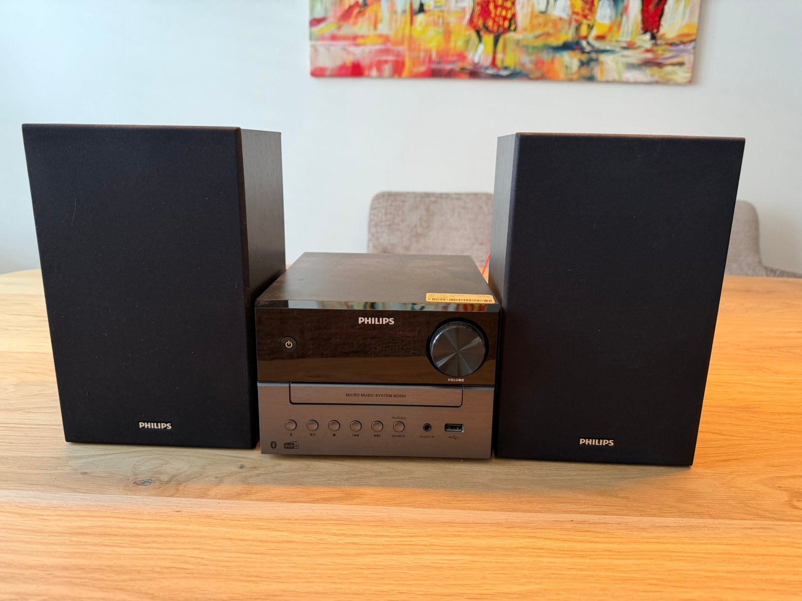 Philips Microset met CD-speler en Speakers TAM3505, Philips, Ophalen of Verzenden, Zo goed als nieuw, Microset