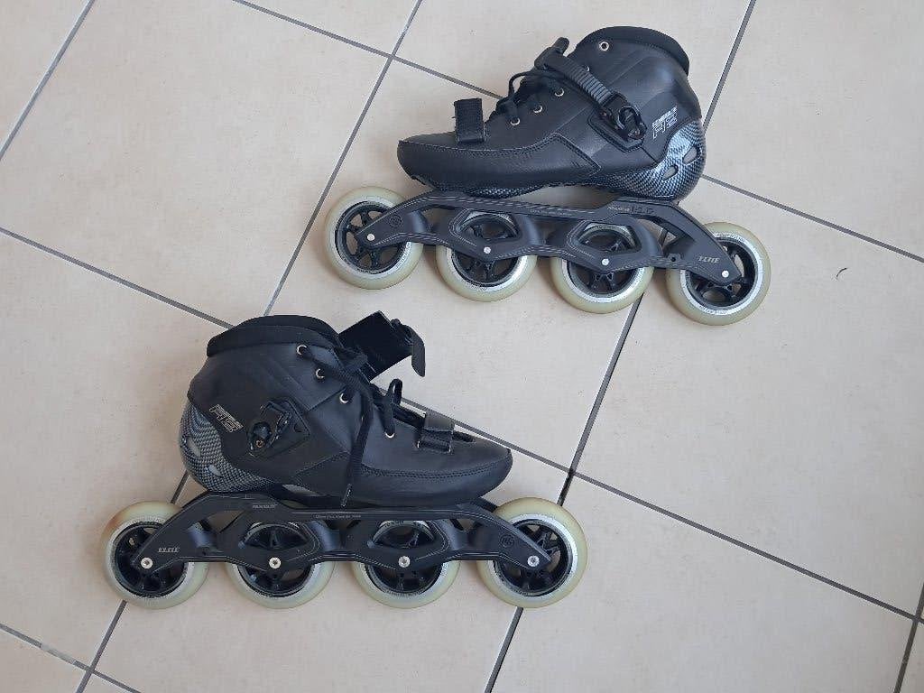Powerslide R2 skate black mt 43, Sport en Fitness, Skeelers, Dames, Ophalen of Verzenden, Zo goed als nieuw, Inline skates 4 wielen