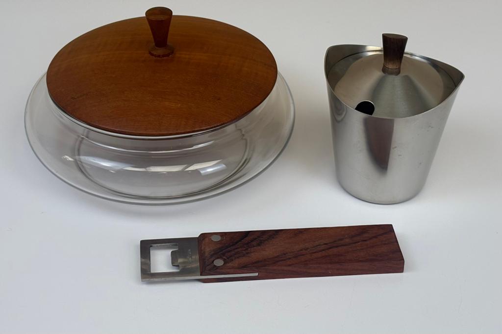 Vintage teak houten keuken set Dutch Scandinavisch Design, Overige typen, Vintage, Ophalen of Verzenden, Zo goed als nieuw