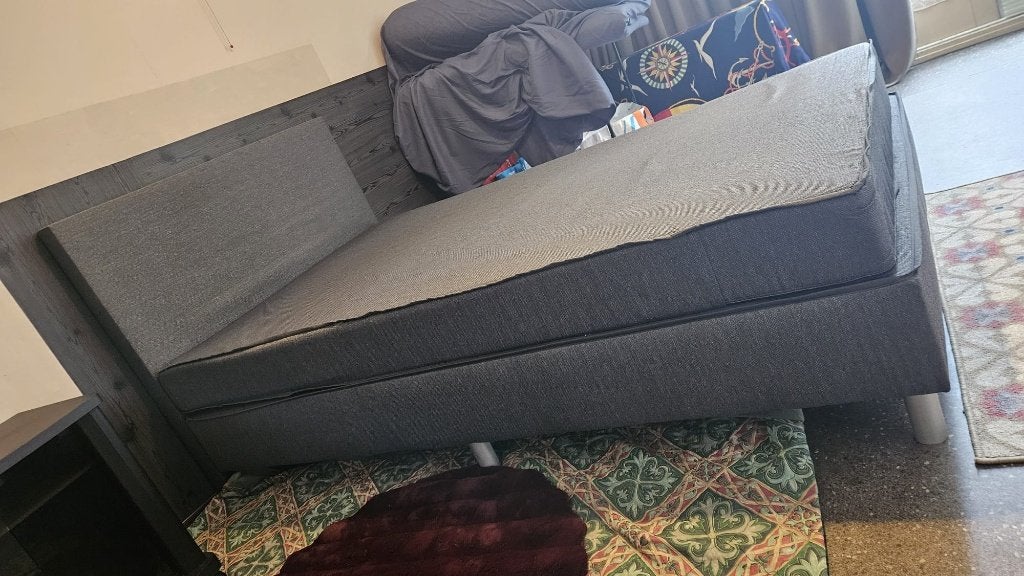 Boxspring met matras120x200, Huis en Inrichting, Slaapkamer | Bedden, Ophalen, Tweepersoons, Zo goed als nieuw, 120 cm