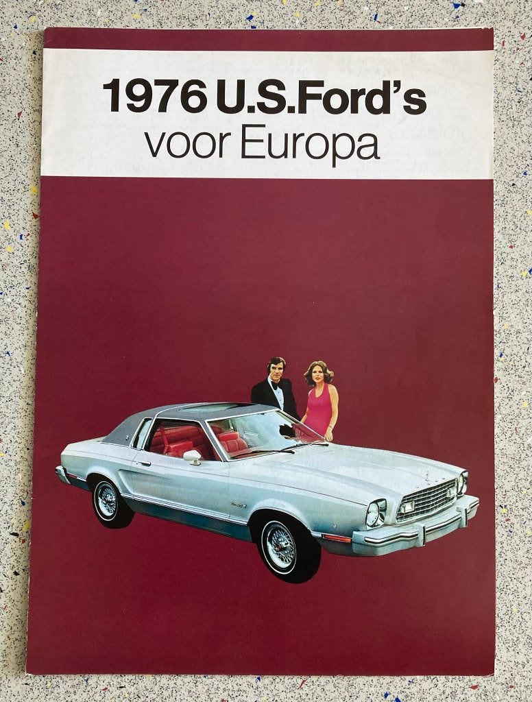 1976 US Ford's voor Europa oa de Ford Mustang, Gelezen, Ford, Verzenden, Ford Motor Company