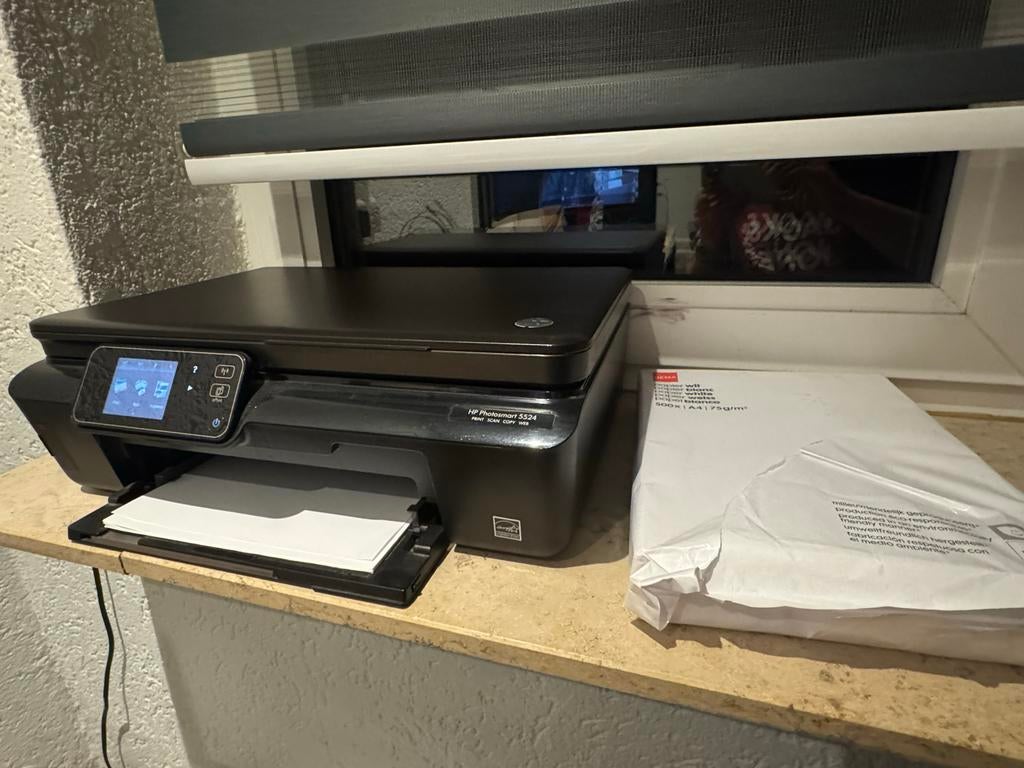 HP Photosmart 5524 All-in-One Printer met Wi-Fi, Gebruikt, Inkjetprinter, All-in-one, Kleur printen