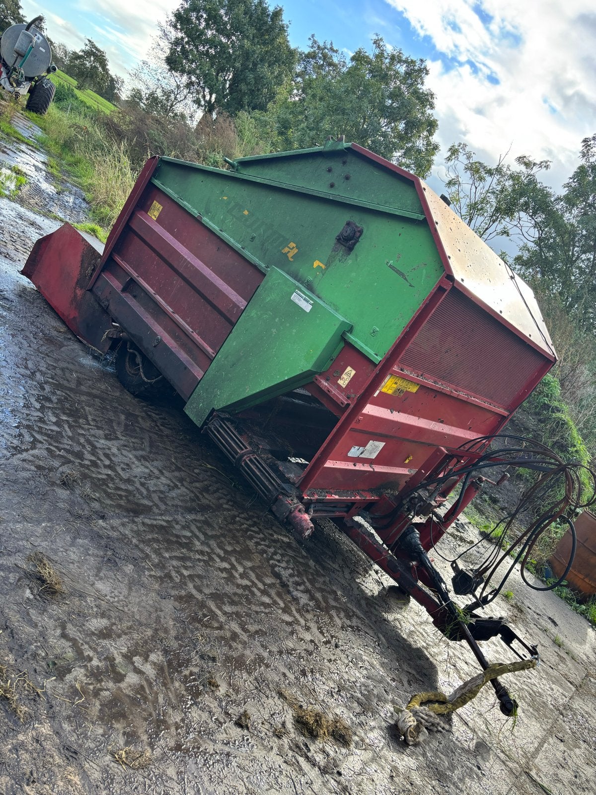 Stautmann blokkenwagen, Ophalen, Veehouderij, Voertechniek