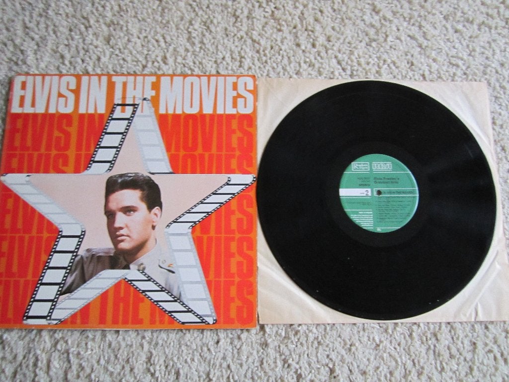 Lp elvis presley/ elvis in the movies /rca readers digest, LP, Originele persing, Zo goed als nieuw, 12 inch