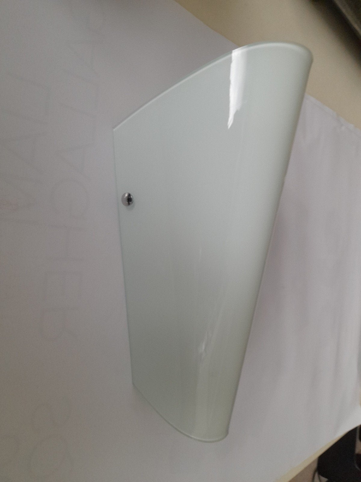 Wandlamp glas design Selene Italy  - nieuwst., Ophalen, Zo goed als nieuw, Glas