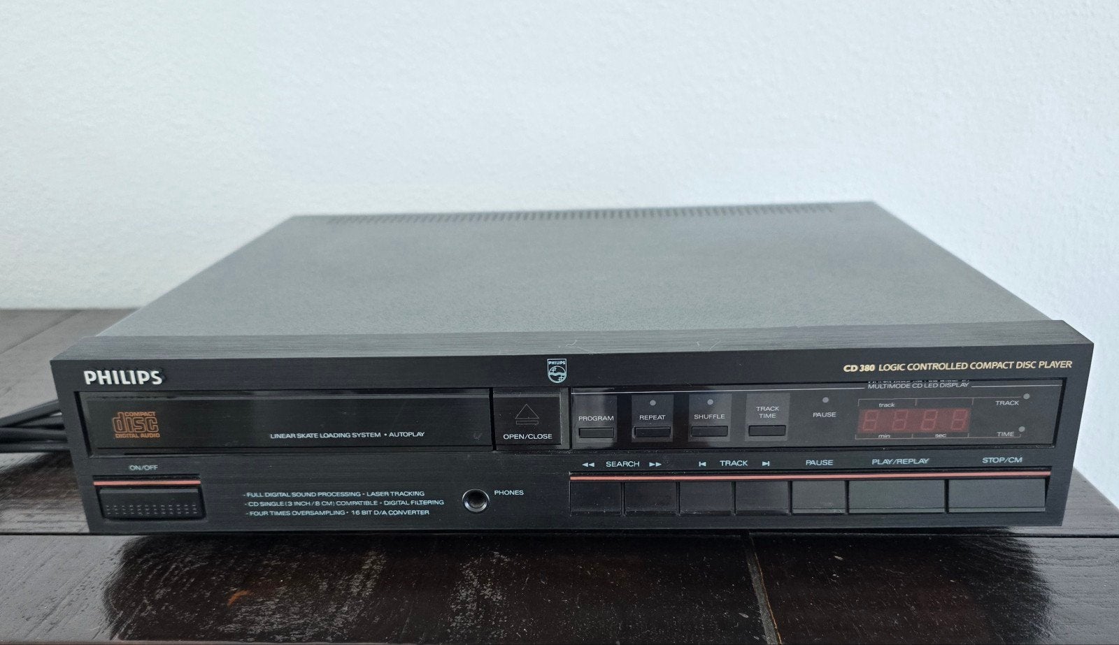 Philips CD380 cd-speler vintage topper, Ophalen, Philips