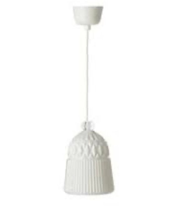 2 X vintage IKEA Vanadin hanglamp | Inma Bermúdez, Ophalen of Verzenden, Zo goed als nieuw, Glas, Minder dan 50 cm