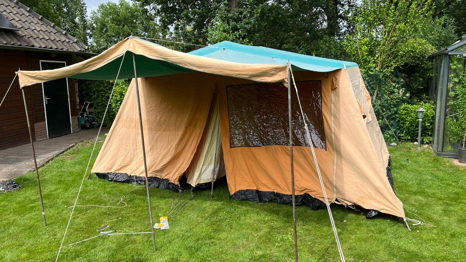 Bungalowtent 6 persoons, Ophalen, Gebruikt, Tot en met 6