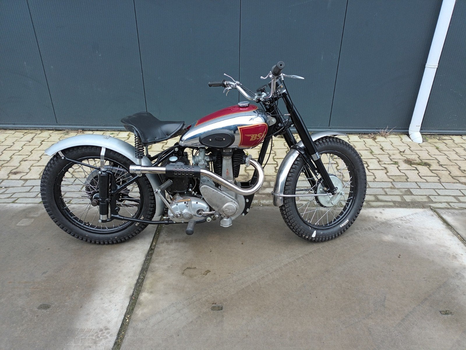 BSA ZB34., Motoren, Bakhuizen., Nieuw, BSA, Handgeschakeld