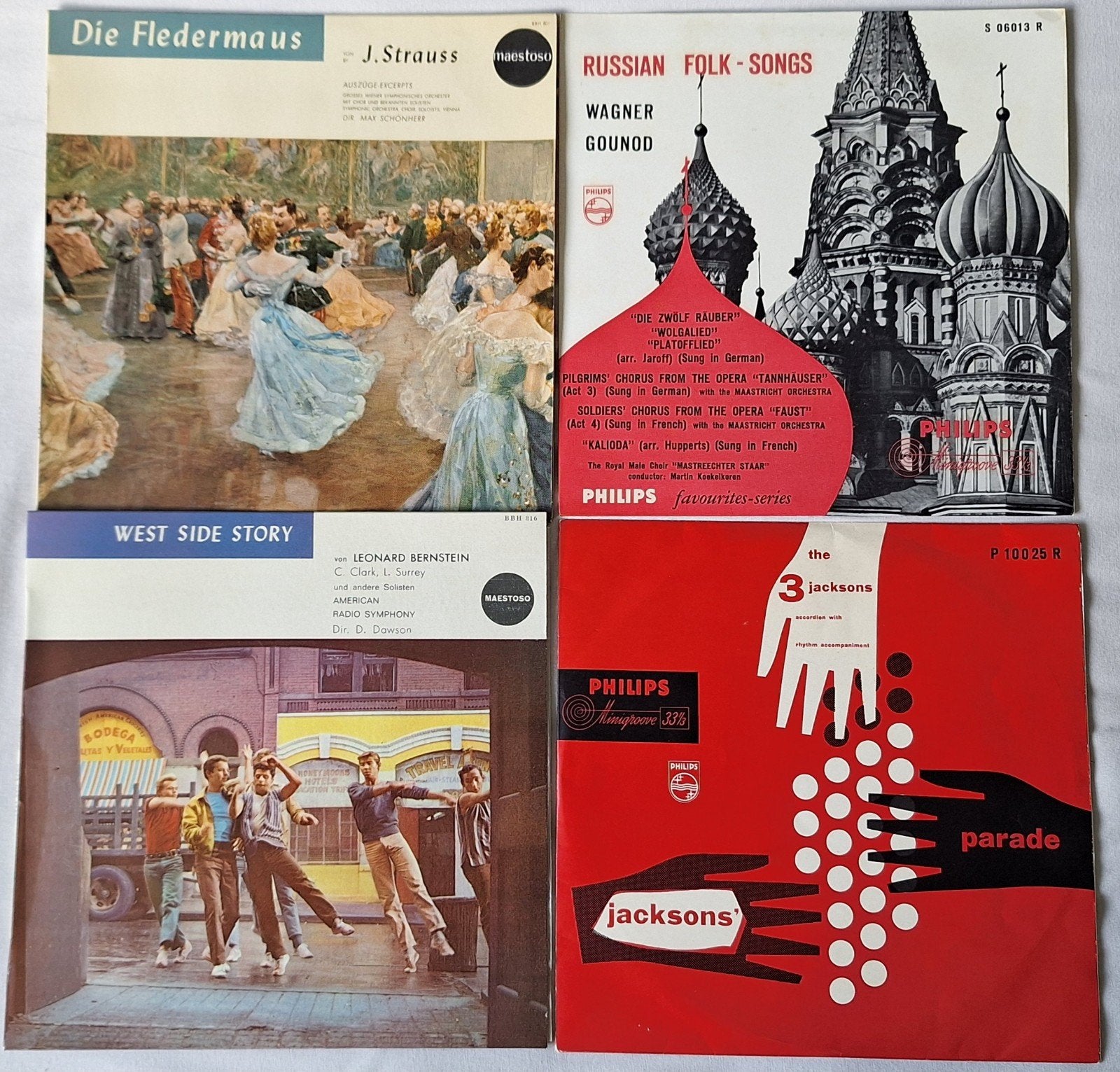 vier zeer oude vynil LP's, Ophalen of Verzenden, LP