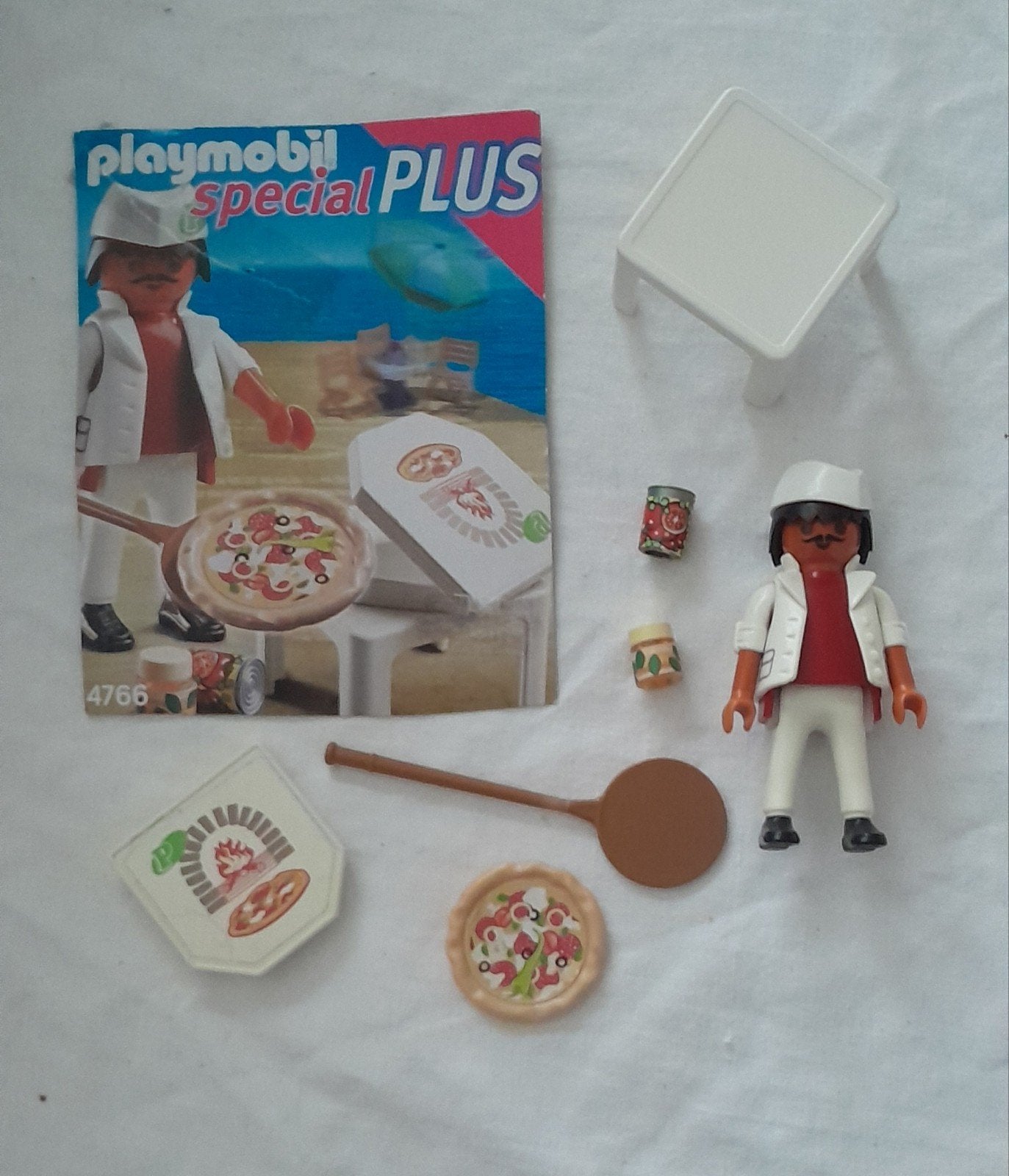 Playmobil Special Plus 4766 Pizzabakker met accessoires, Kinderen en Baby's, Gebruikt, Complete set, Special plus, Ophalen of Verzenden