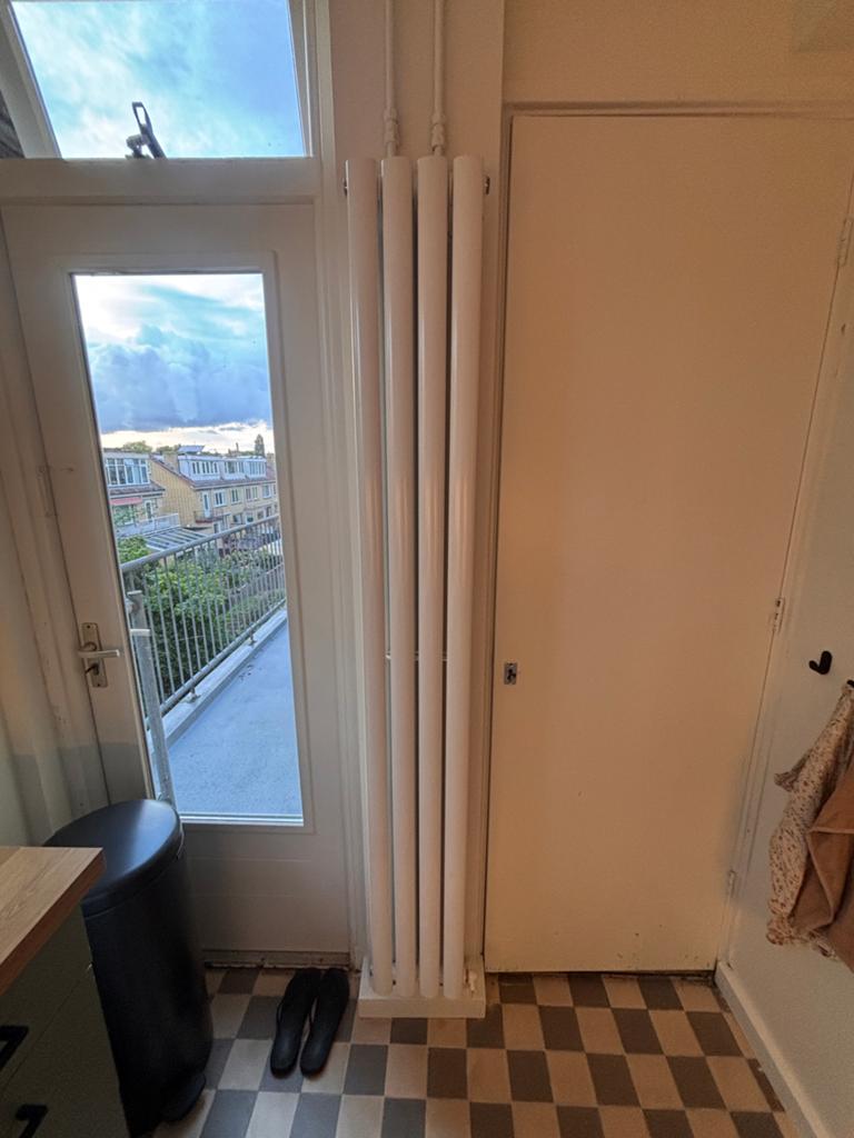 Nieuwe verticale design radiator, Doe-het-zelf en Verbouw, Ophalen, Radiator, Nieuw, Minder dan 60 cm
