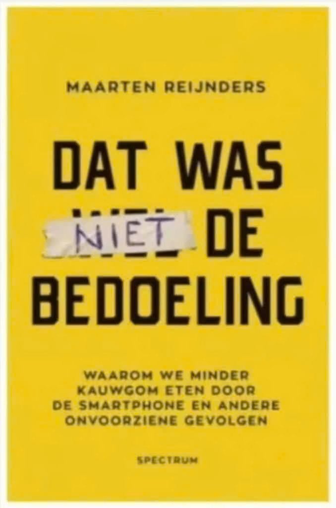 Dat was niet de bedoeling (Maarten Reijnders), Boeken, Ophalen of Verzenden, Zo goed als nieuw