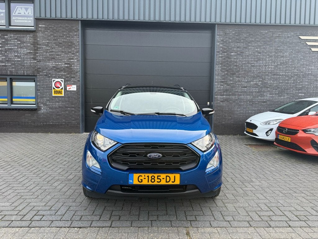 Ford EcoSport 1.0 EcoBoost ST-Line | 1E EIGENAAR | 12MND GAR, Auto's, Ford, Voorwielaandrijving, Gebruikt, Ecosport, Blauw