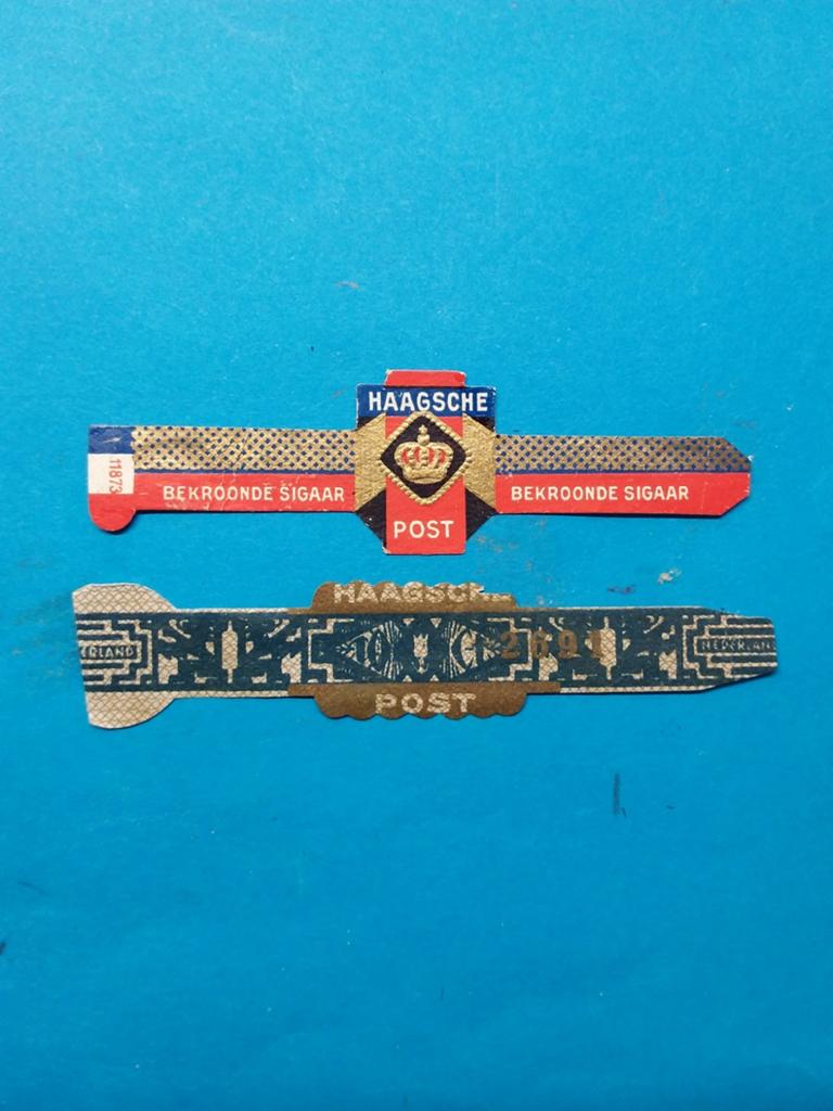 Sigarenbandjes belasting 6, Ophalen of Verzenden, Gebruikt, Sigarenbandjes