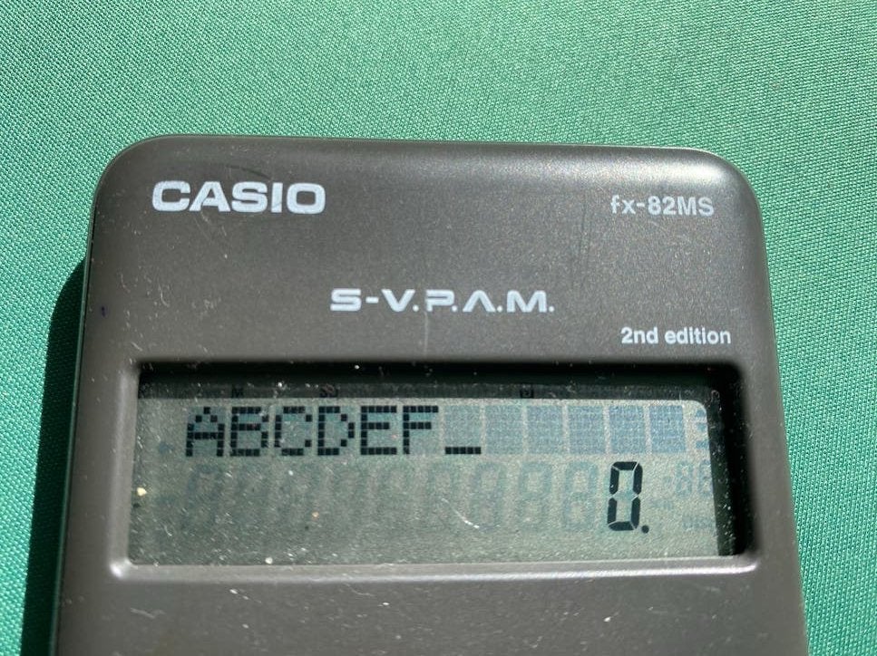CASIO FX-82MS 2nd edition rekenmachine, Diversen, Ophalen of Verzenden, Gebruikt