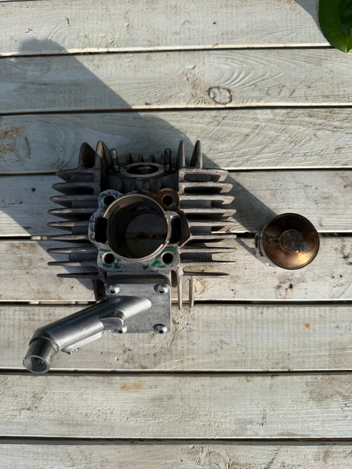 Tomos 65cc Cilinder Zuiger + 15mm spruitstuk Polini Membraan, Ophalen of Verzenden, Gebruikt, Cilinder