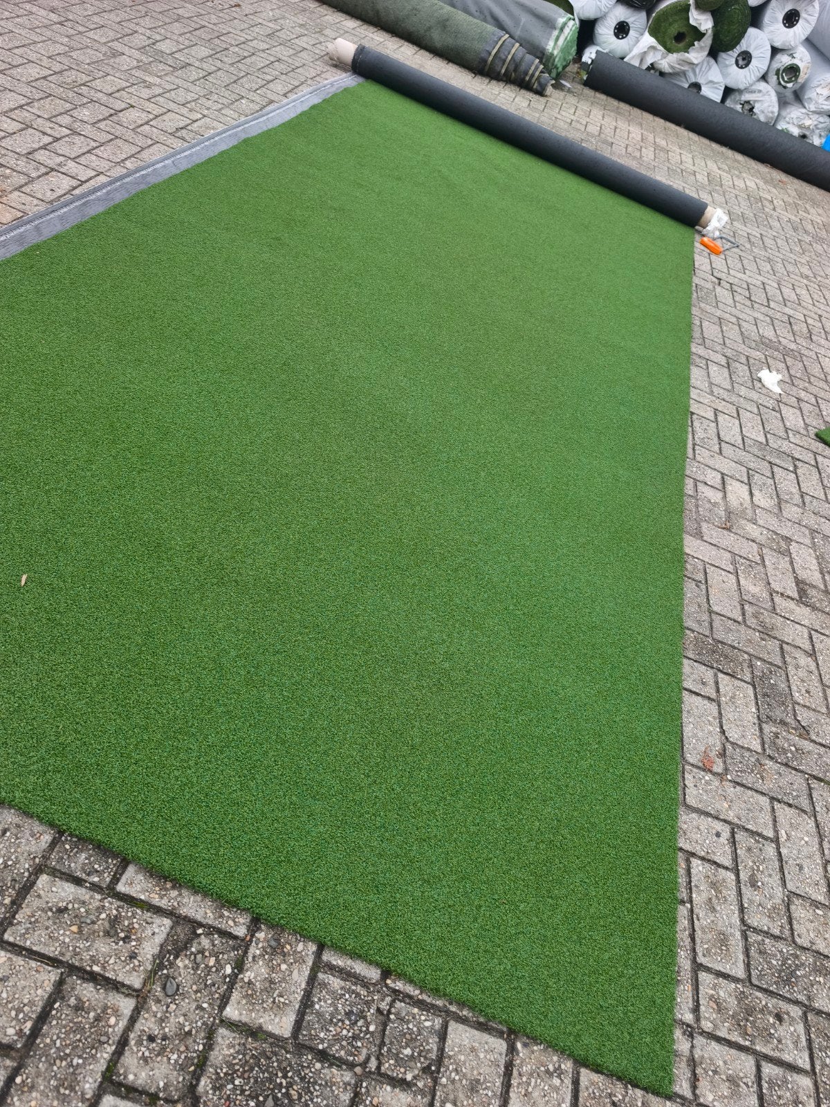 kunstgras nieuw 205x500 cm, hockey gras 18 mm dik, Tuin en Terras, Ophalen of Verzenden, Nieuw, Minder dan 10 m², Kunstgras