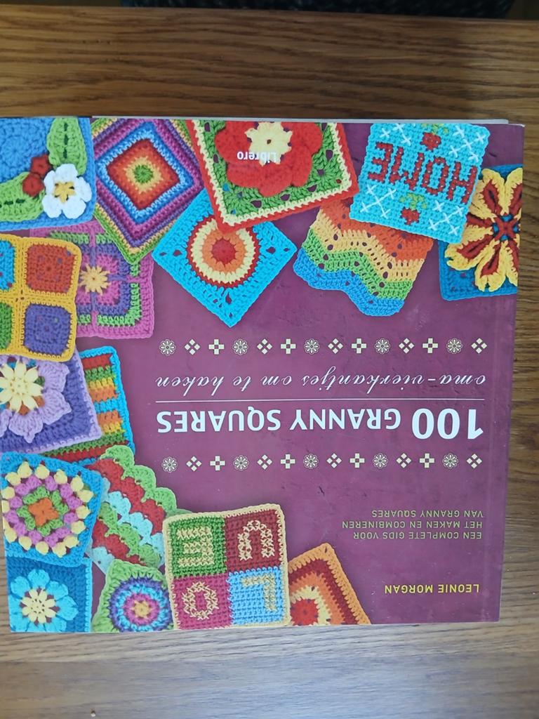 100 granny squares - Oma s vierkantjes om te haken, Fotograferen en Filmen, Nieuw, Ophalen of Verzenden, Leonie Morgan