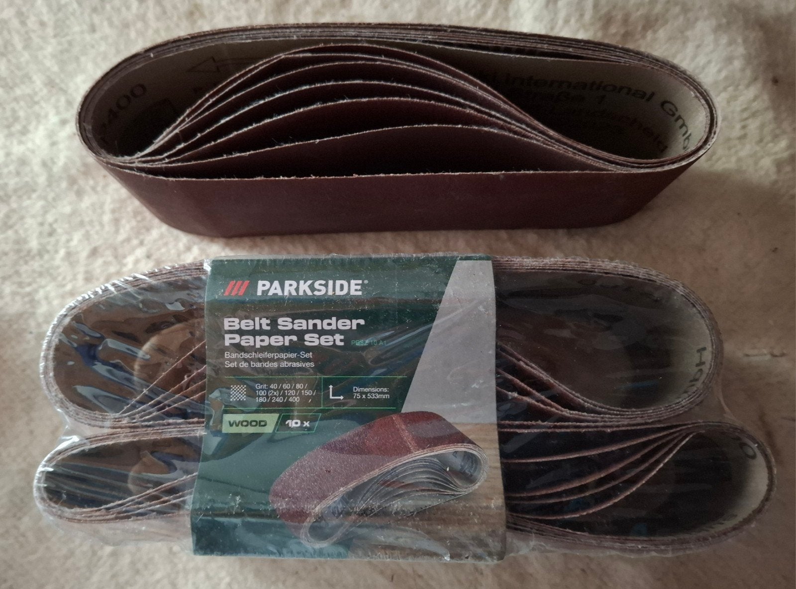 Parkside schuurbanden set voor bandschuurmachine (17 stuks), Doe-het-zelf en Verbouw, Ophalen of Verzenden