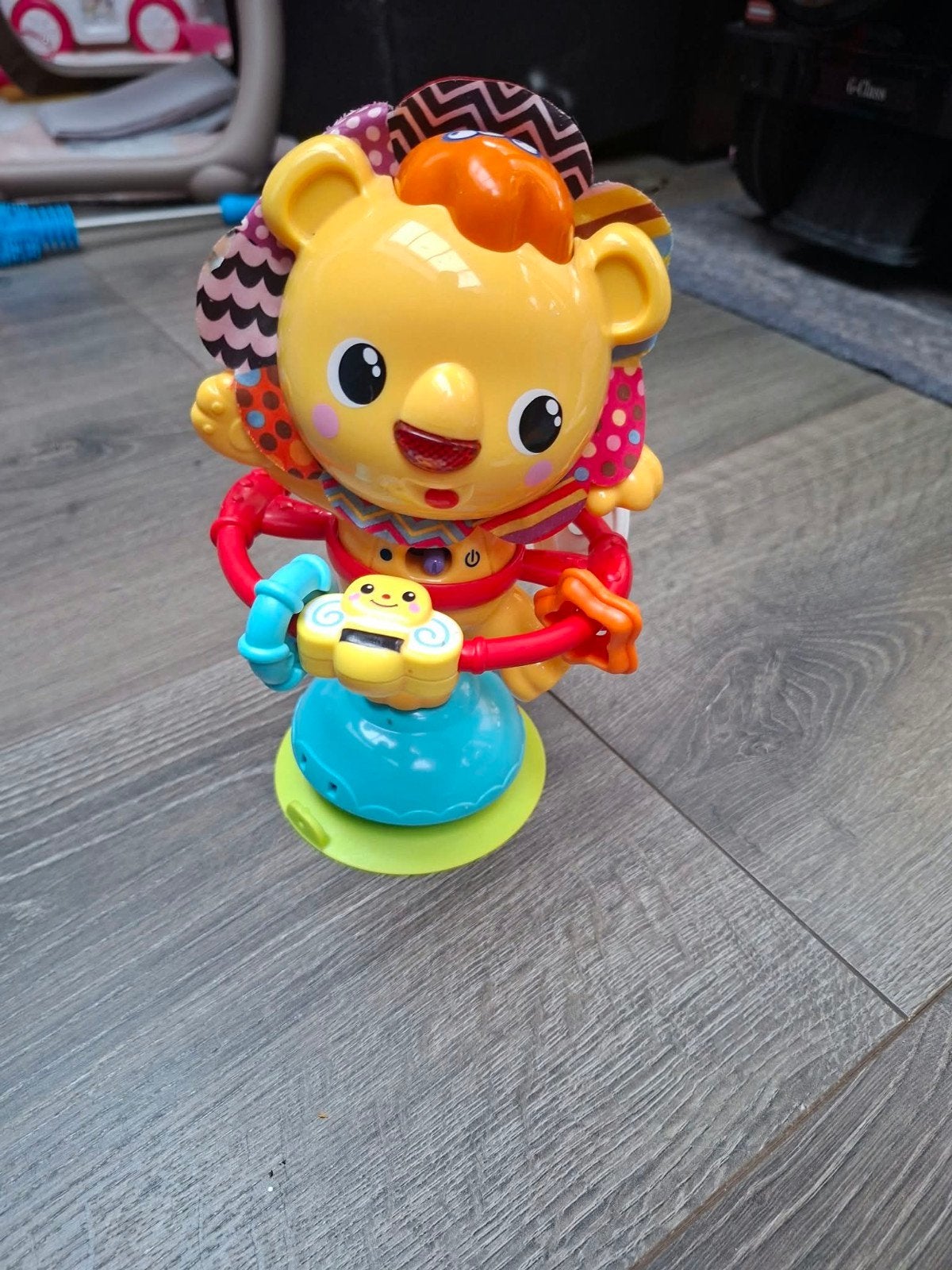 VTech Draai & Dans Leeuw - Interactief babyspeelgoed, Ophalen of Verzenden, Zo goed als nieuw, 6 maanden tot 2 jaar