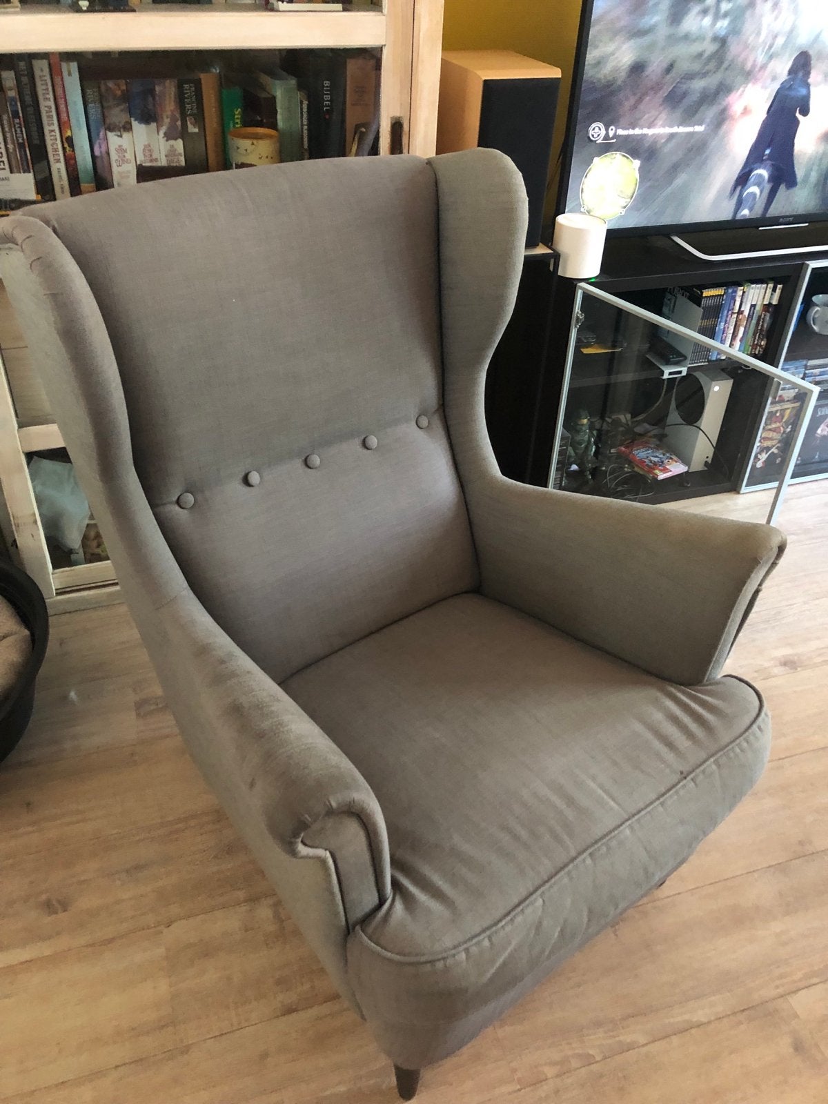 Ikea standmon grijs, Ophalen, Gebruikt, Stof, 75 tot 100 cm