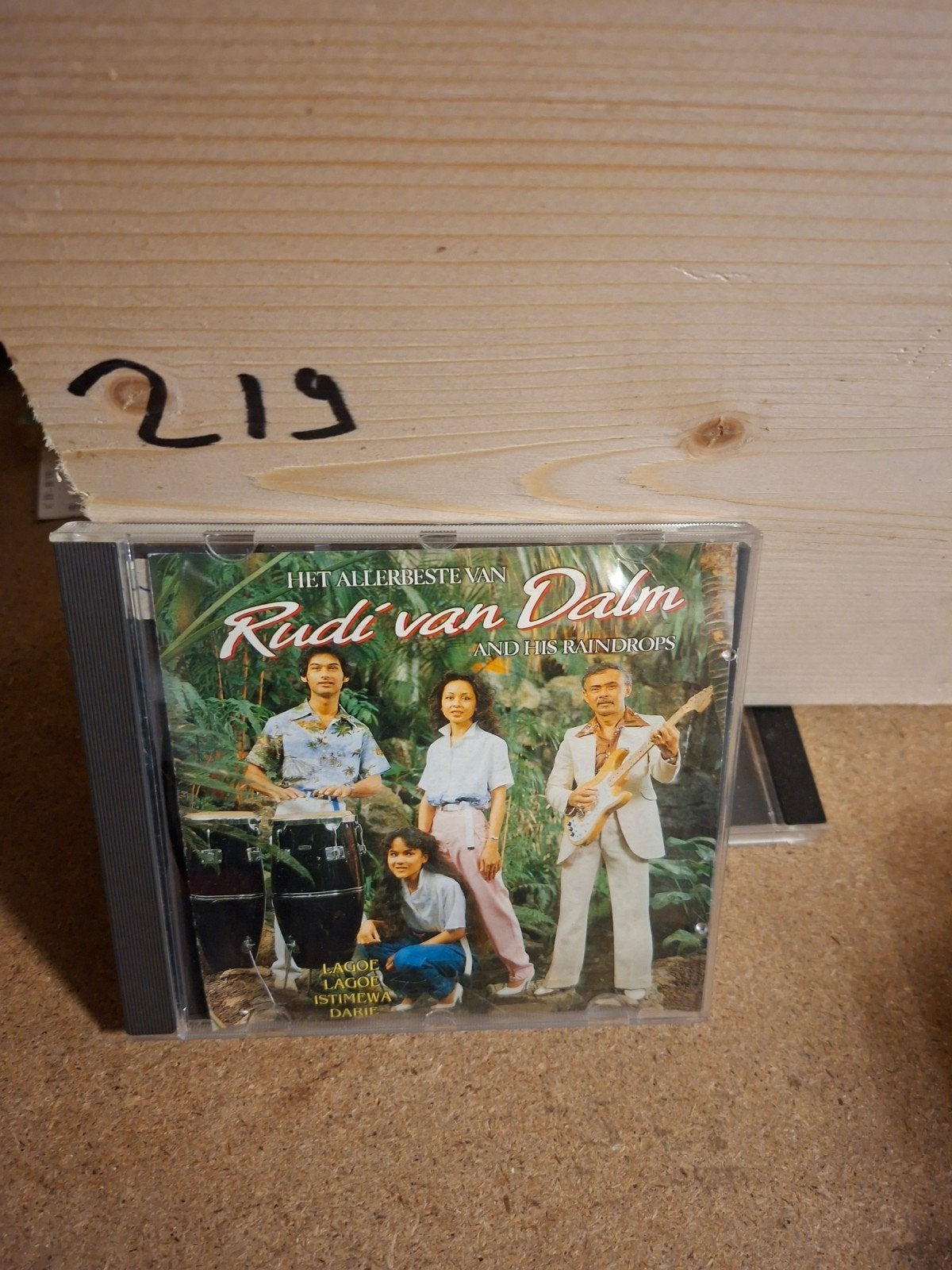 Het Allerbeste van Rudi van Dalm and His Raindrops CD, Ophalen of Verzenden, Gebruikt, Verzamelalbum, Overige genres