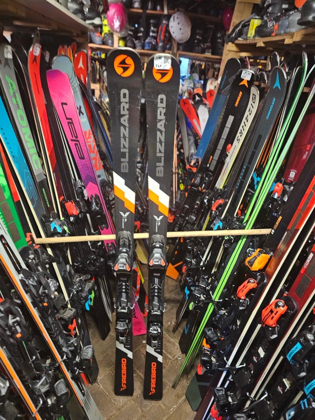 166cm BLIZZARD FIREBIRD COMPETITION 76 800€ GEVORDERD 2TI, Overige merken, 160 tot 180 cm, Ophalen of Verzenden, Zo goed als nieuw