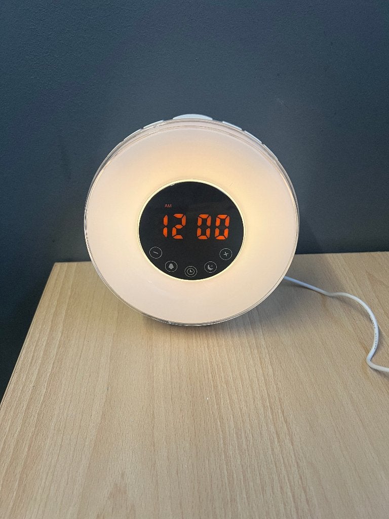 Wake Up Light - Wekkerradio Denver CRL-340, Witgoed en Apparatuur, Wekkers, Ophalen of Verzenden
