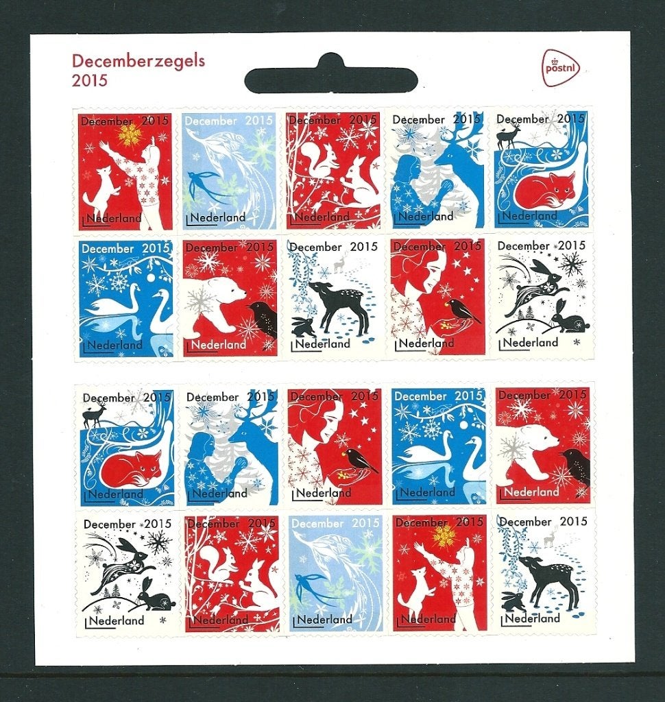 Vel decemberzegels 2015,  no V3363, postfris, Postzegels en Munten, Ophalen of Verzenden, Postfris