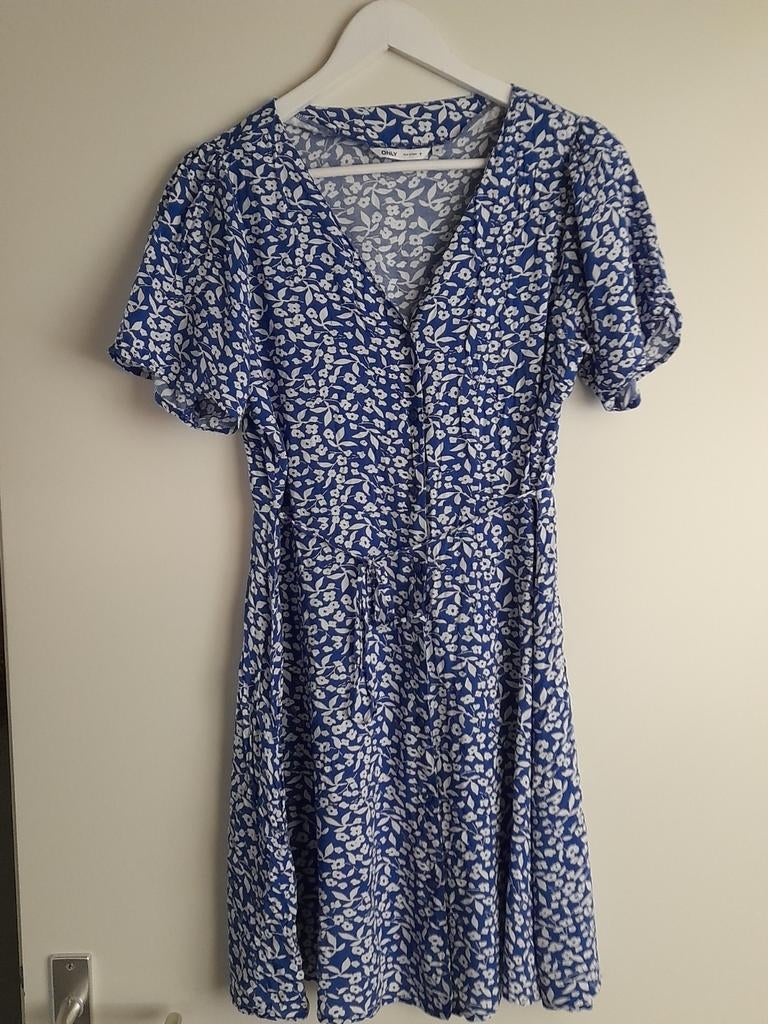 Dames jurk Only mt M konings blauw, Only, Blauw, Ophalen of Verzenden, Zo goed als nieuw